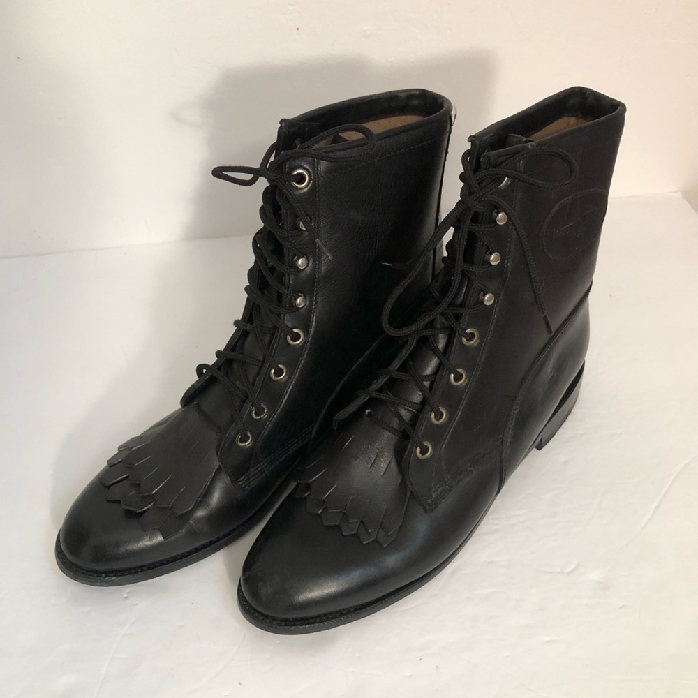 Morgan and Miller Paddock Boots Womens Sz 9B Leather Equestrian Riding English